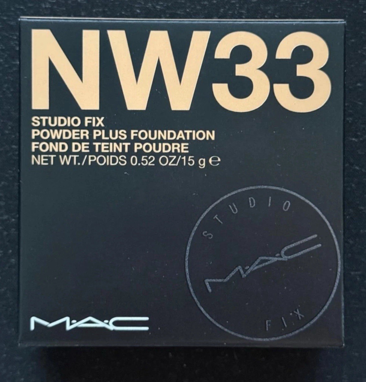 MAC Studio Fix Powder Plus Foundation – NW33- ( Original Formula) 15g/0.52oz