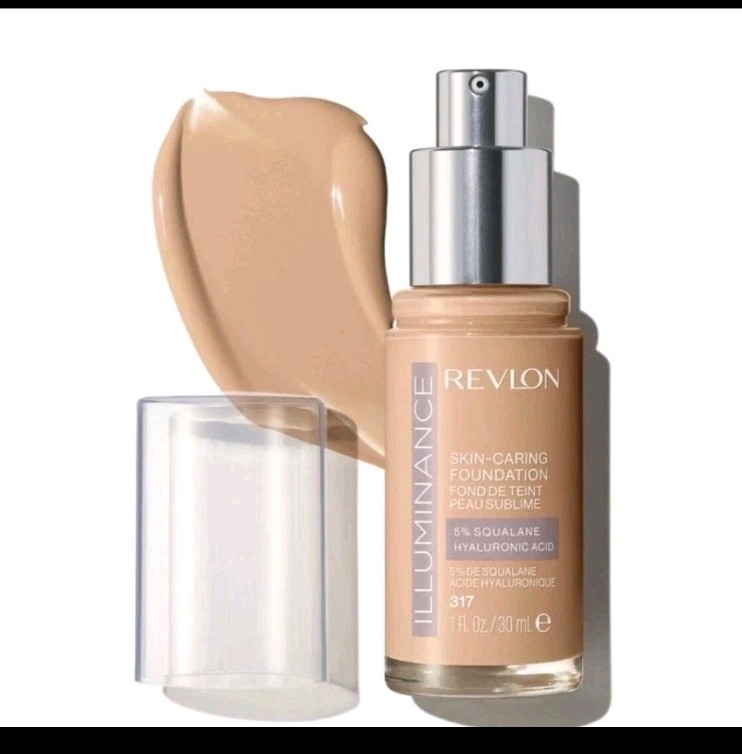 Revlon Illuminance Skin – Caring Foundation 317 Tan Sand NEW & SEALED