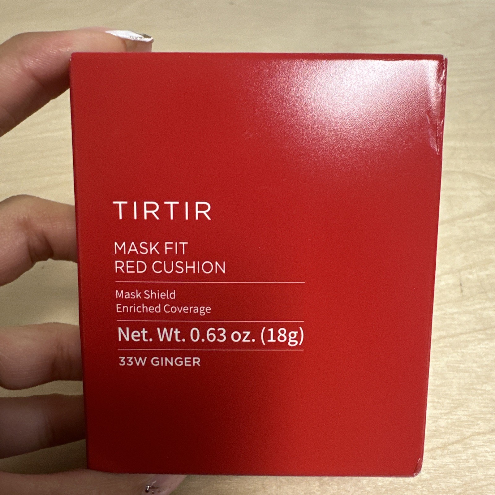 TIRTIR Mask Fit Red Cushion Foundation 18g / 0.63oz.- (GINGER 33W)
