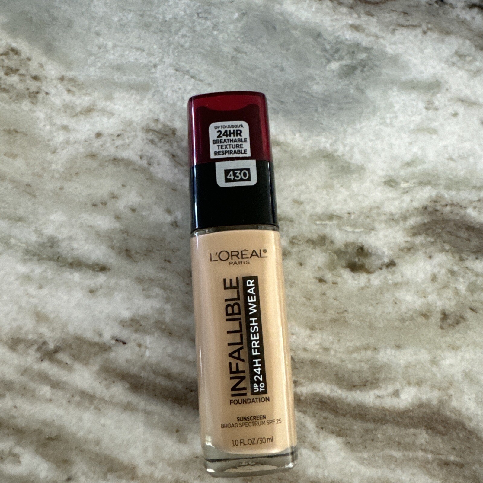 L’Oreal Paris Infallible 24hr Fresh Wear Foundation EXP 08/23 430 Ivory Buff