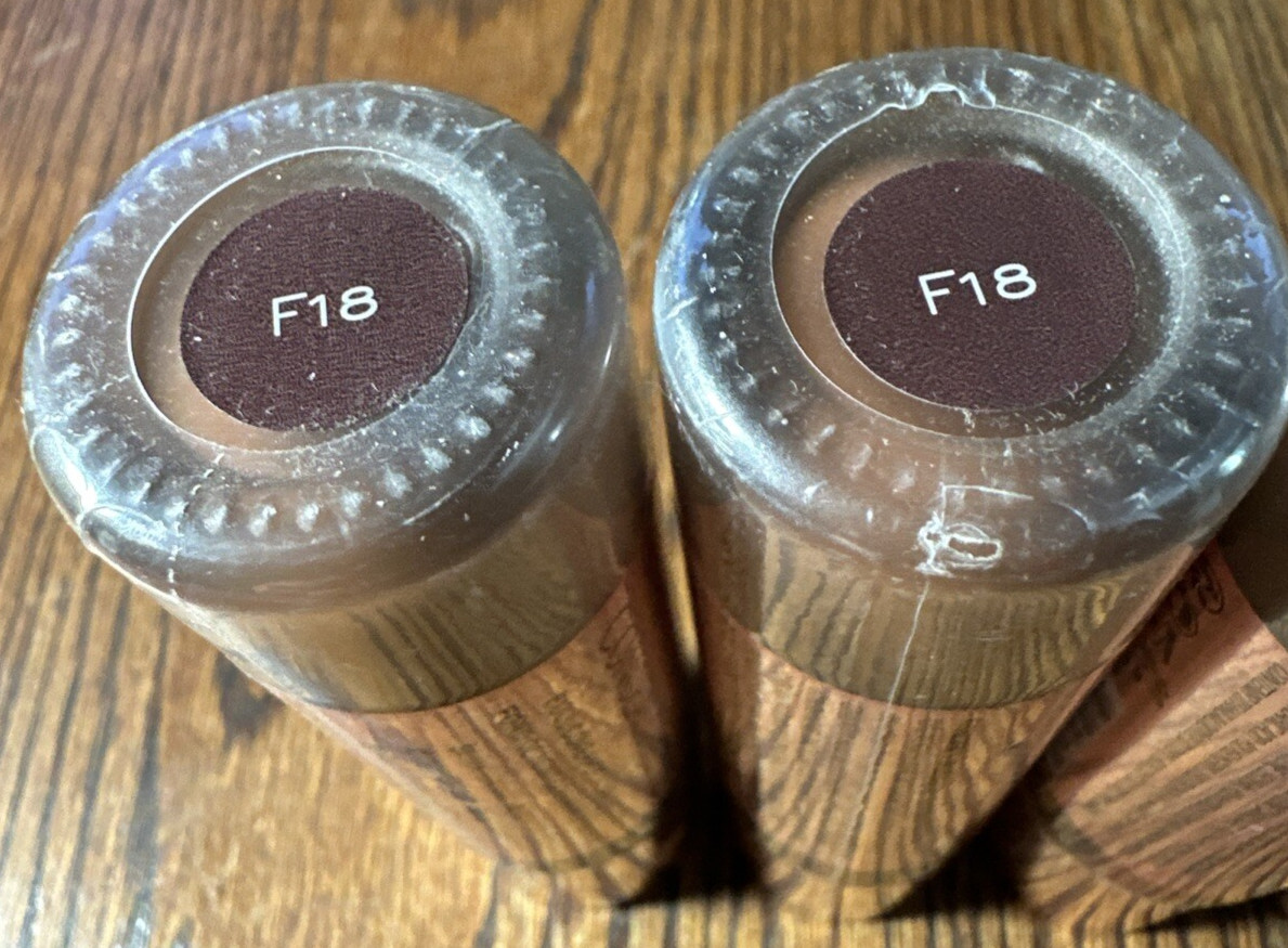 6x lot Revolution Conceal & Define Full Coverage Foundation- F18 Dark Skin Tones