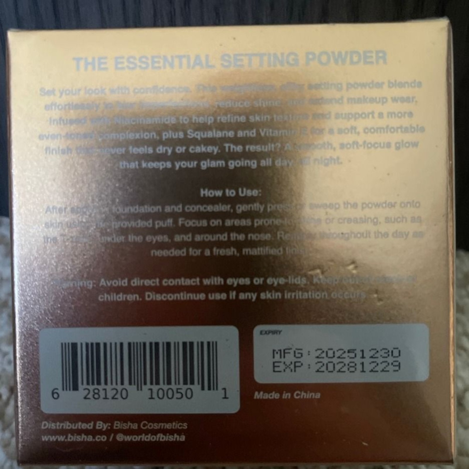 Bisha The Essential Setting Powder – Tokyo Translucent BNIB, SEALED