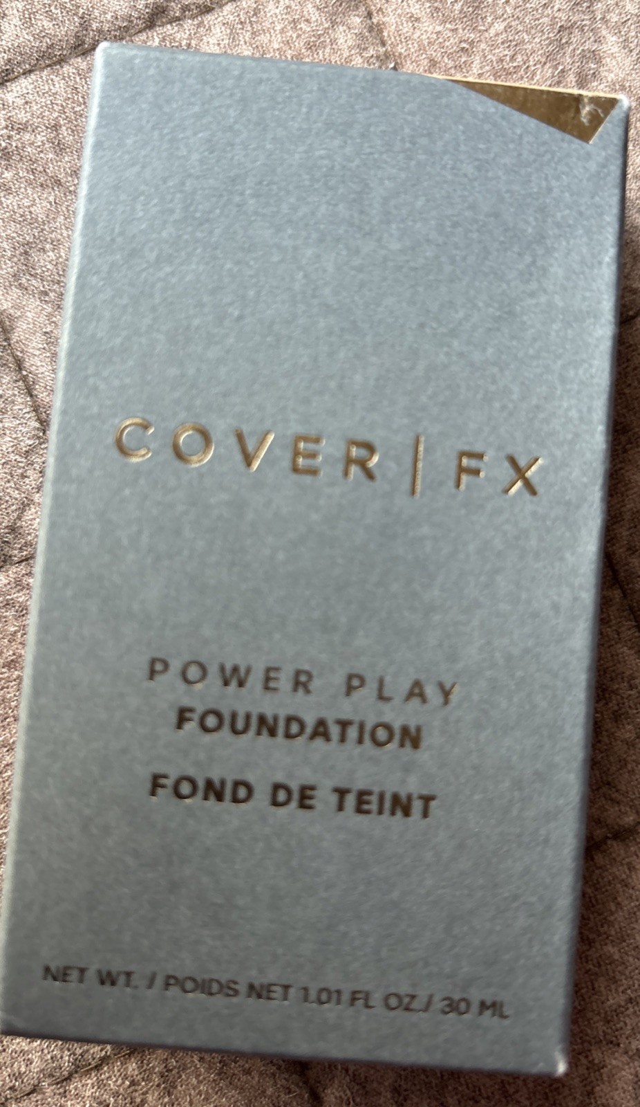 Cover Fx Power Play Foundation, F1 – Fair to Light – NIB