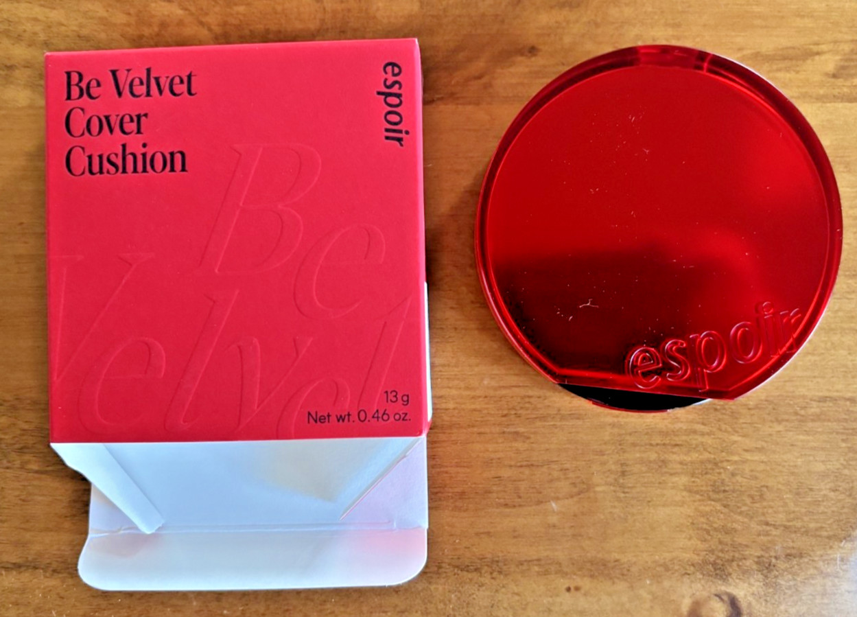 Espoir Be Velvet Cushion Foundation #40 Sun Tan Smooth Finish Lightweight .46 oz