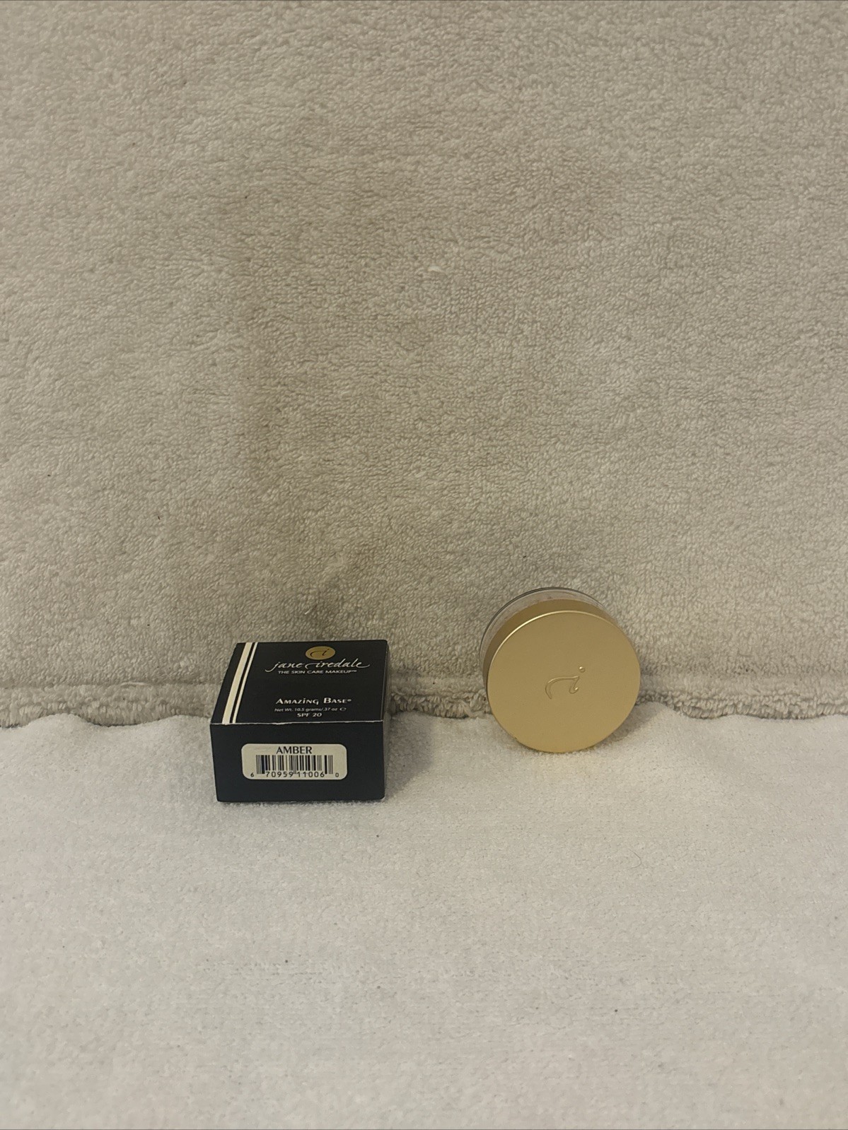 Jane Iredale Amazing Base Loose Mineral Powder SPF 20 Amber. Foundation NIB