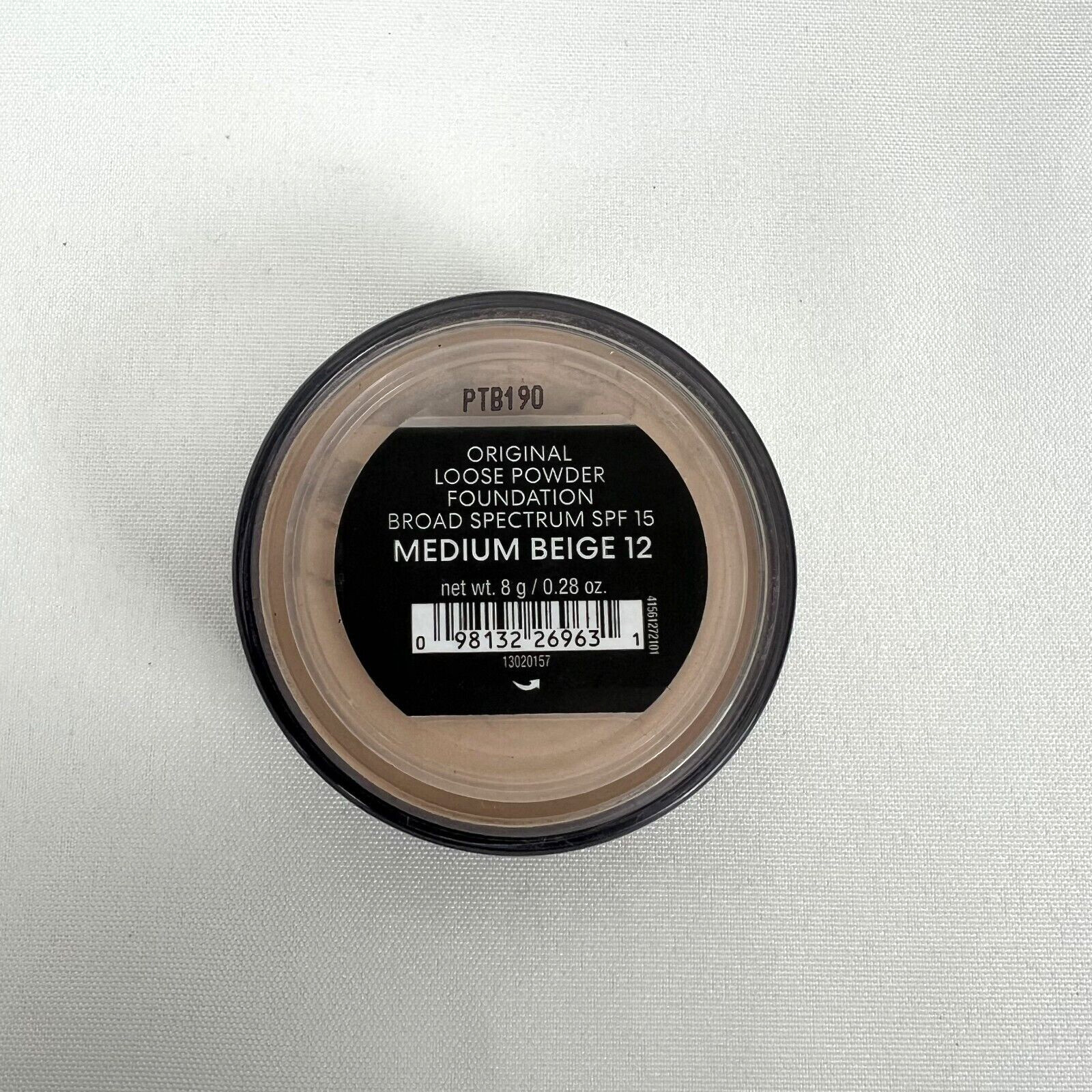 BareMinerals Original Foundation Powder SPF 15 Medium Beige 12, 8g/0.28 oz New