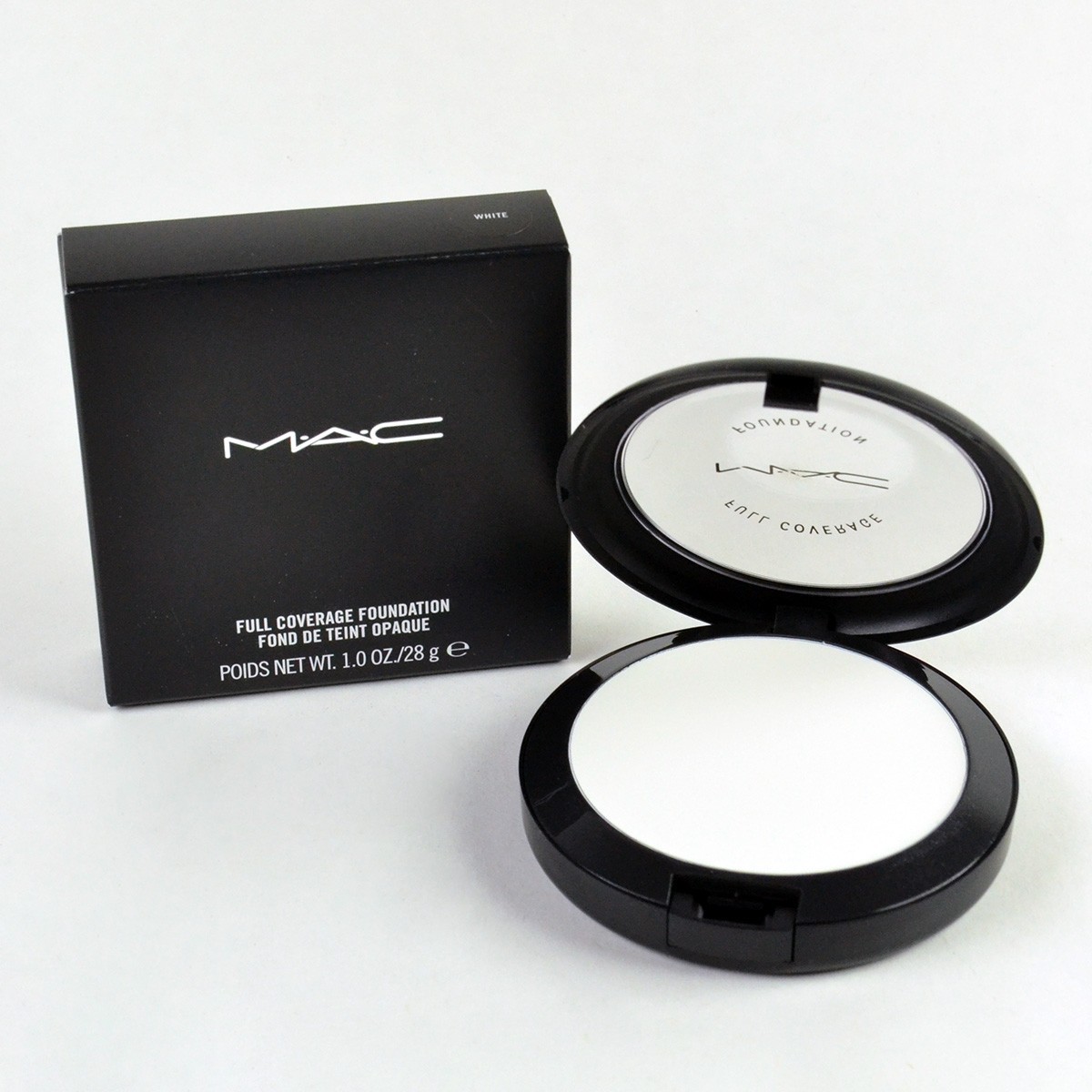 Mac Full Coverage Foundation WHITE – Size 1.0 Oz. / 28 g New