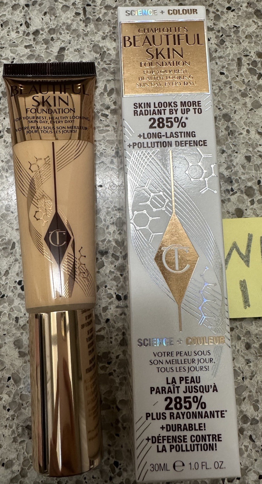 Charlotte Tilbury Beautiful Skin Foundation #2 NEUTRAL 1oz/30mL FULL SZ SEAL $49