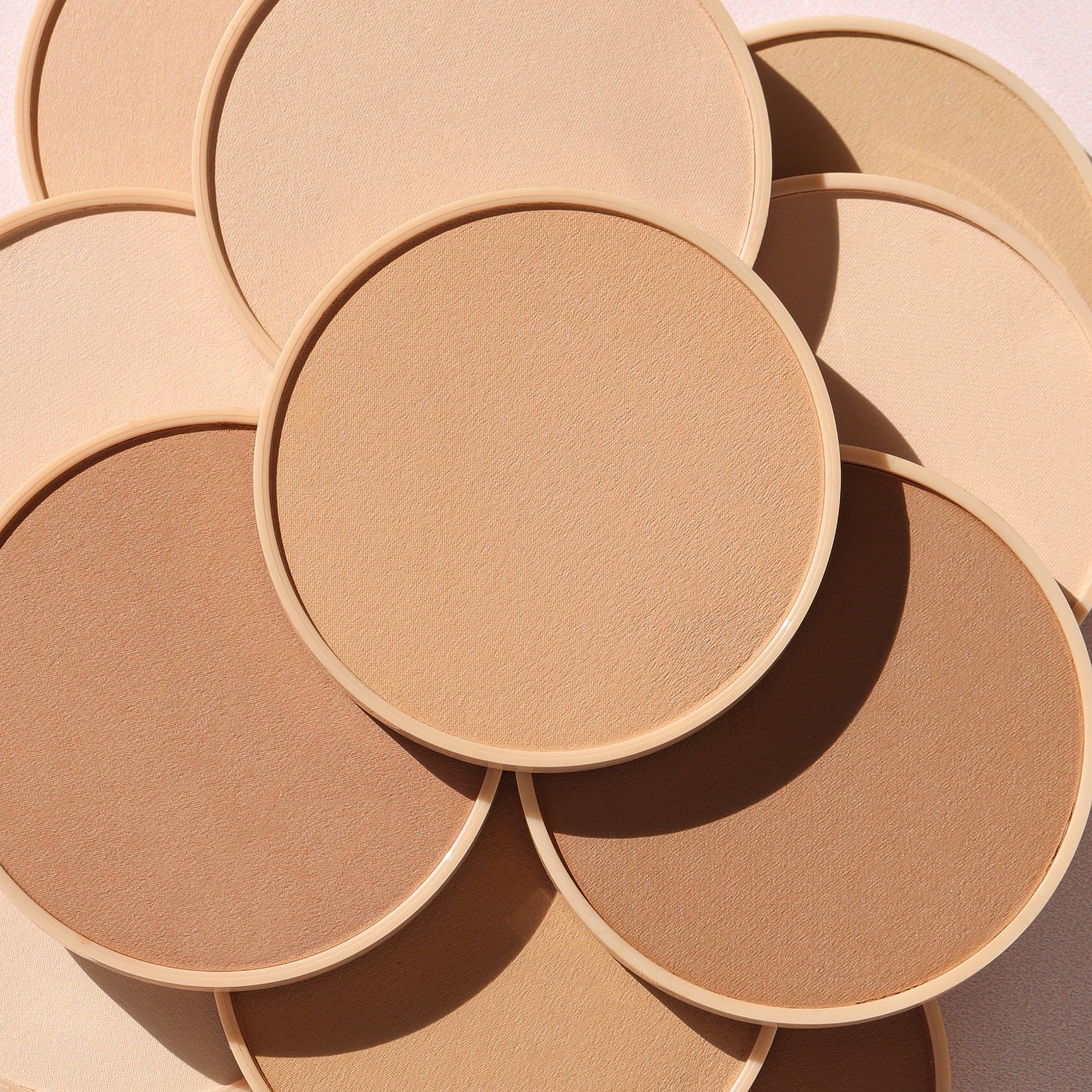 Medium Warm Powder Foundation – Subtle Olive Undertones, Lightweight, 0.31 oz