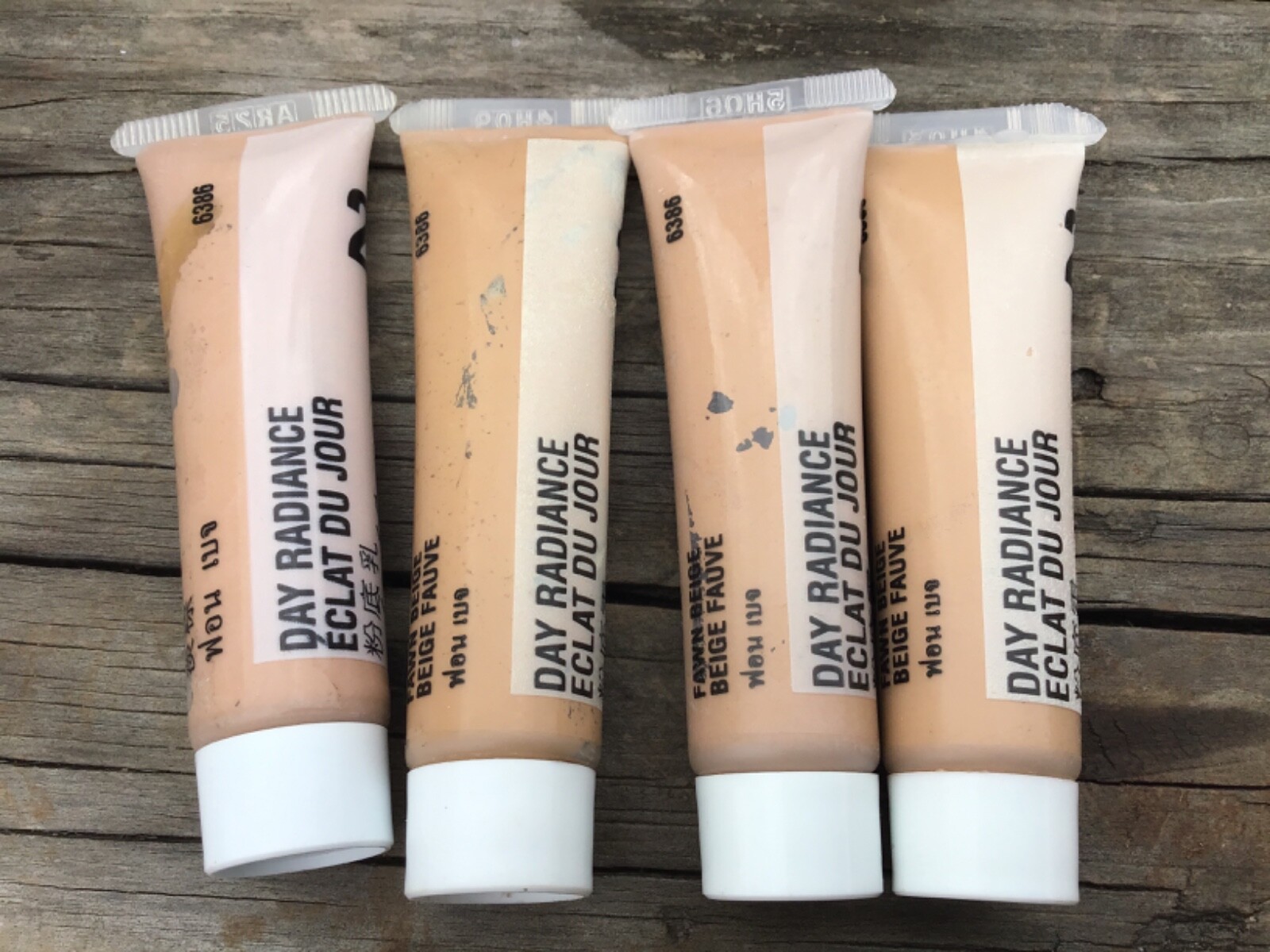 4X LOT Mary Kay DAY RADIANCE Liquid Foundation FAWN BEIGE Demos SPF 8 NEW .45 oz