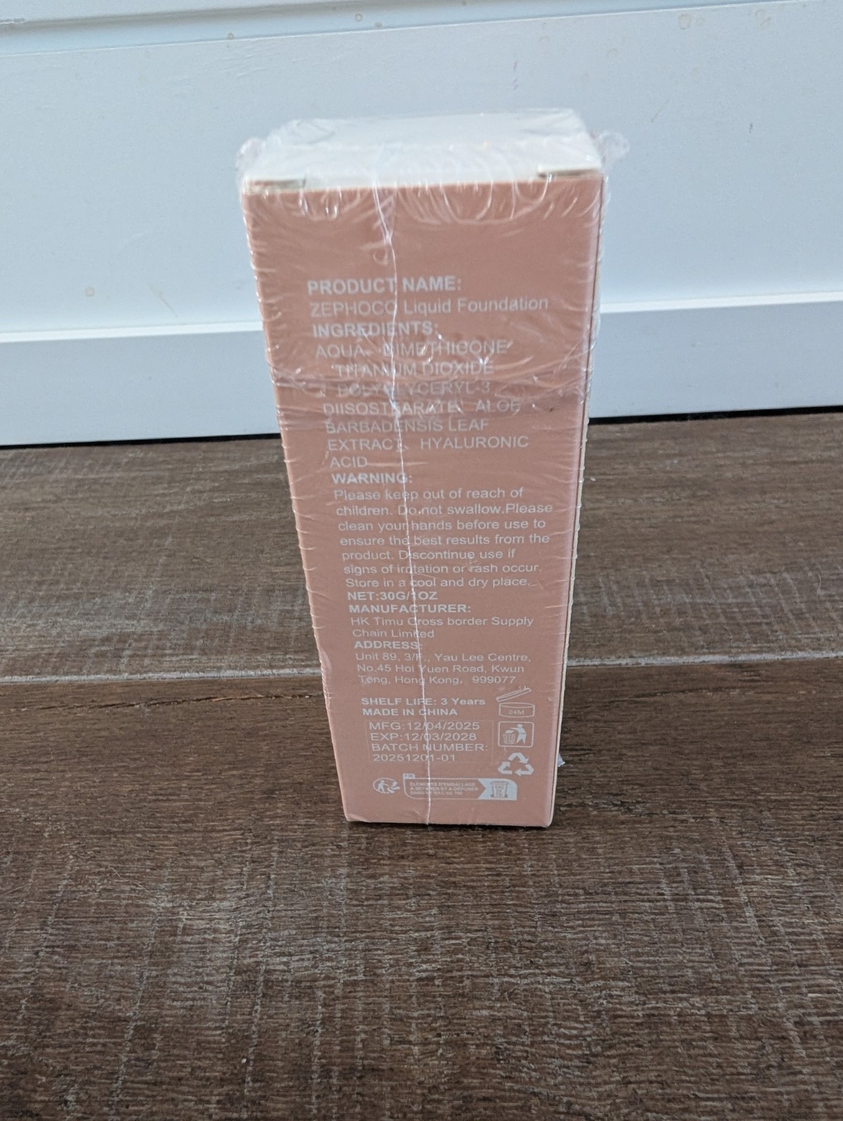 Zephoco Liquid Medium Spectrum Foundation w/sunscreen serum SPF 50