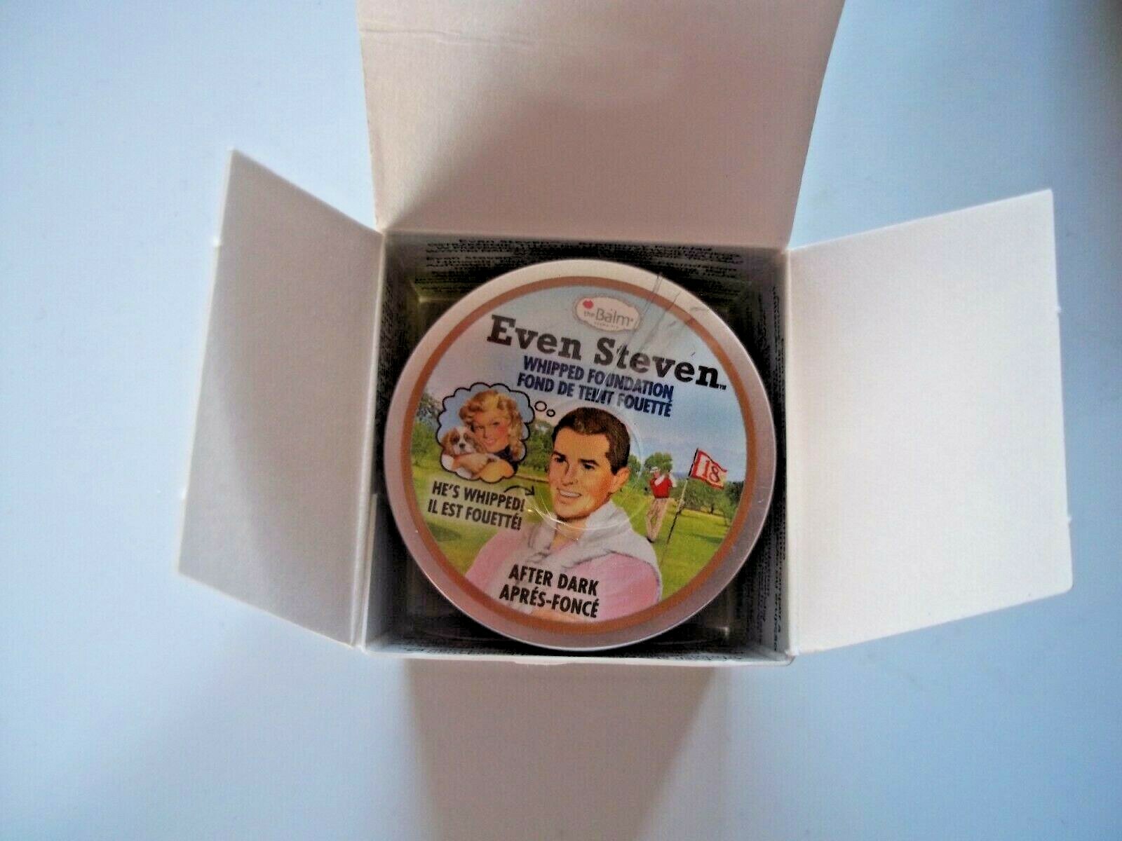 2 / Two 0.45 Oz After Dark EVEN STEVEN Whipped Foundation THE BALM COSMETICS