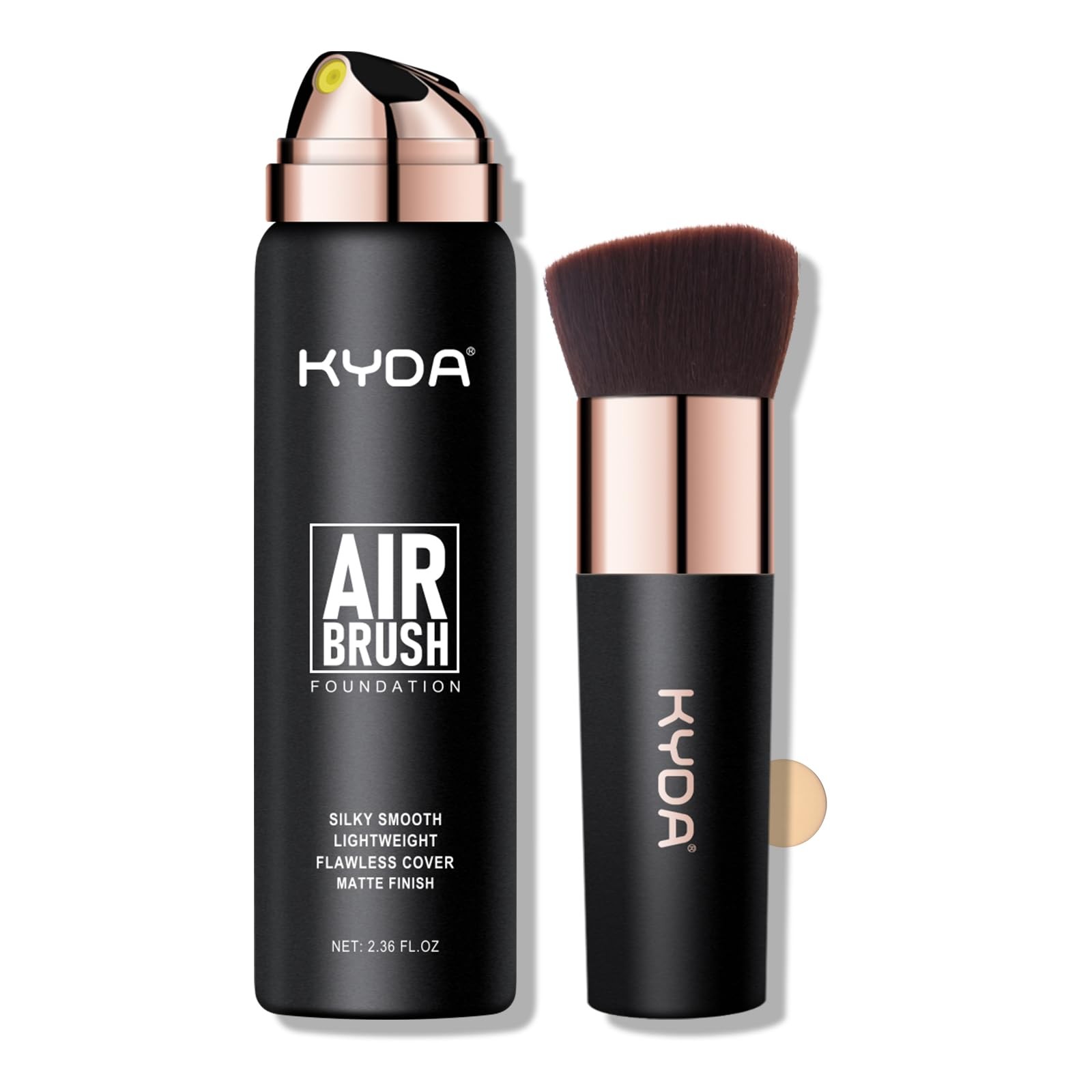 AirBrush Foundation Spray, Silky Foundation Mist Makeup, Flawless Coverage fo…