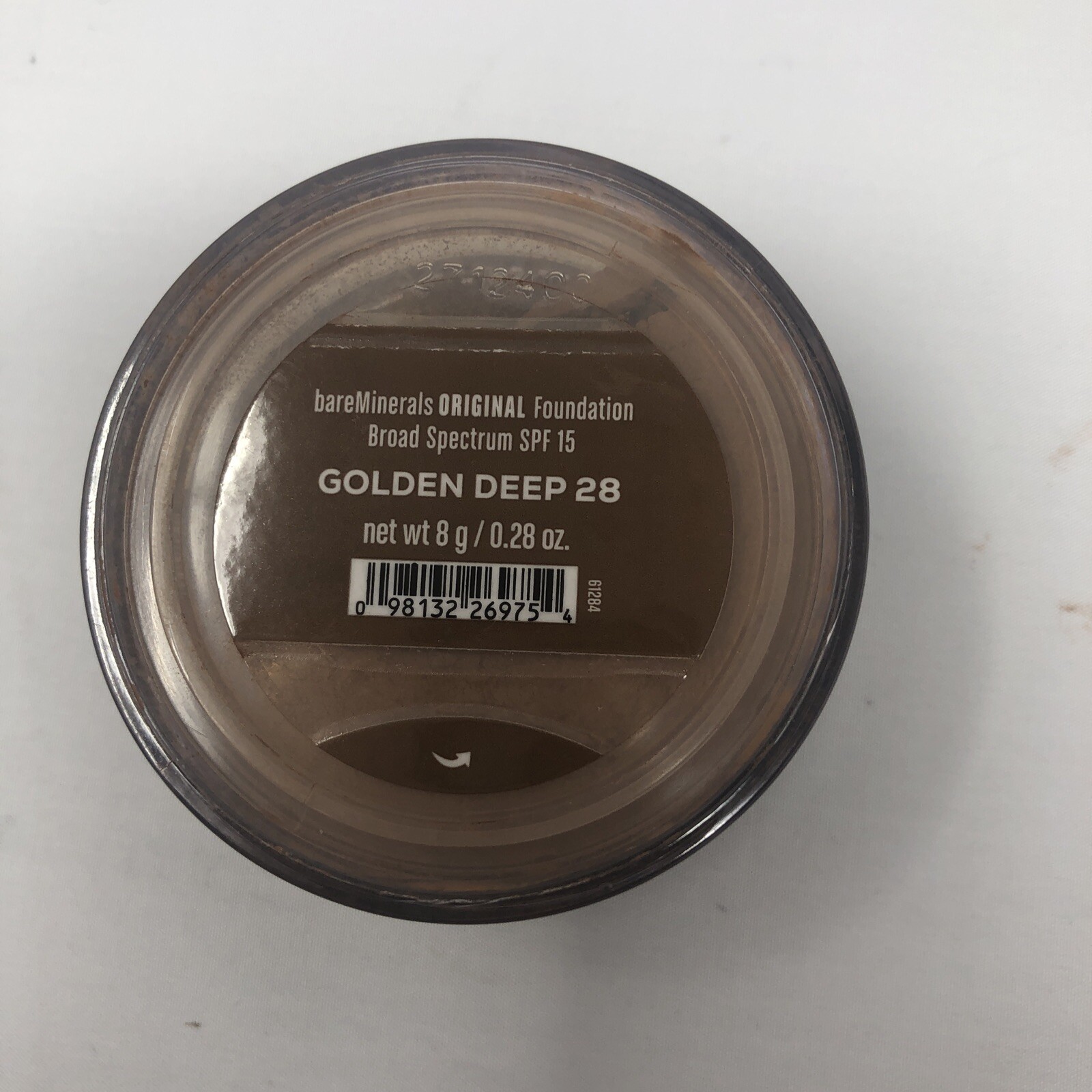 bareMinerals Original Foundation SPF 15 *Golden Deep 28* BNWOB .28 Oz