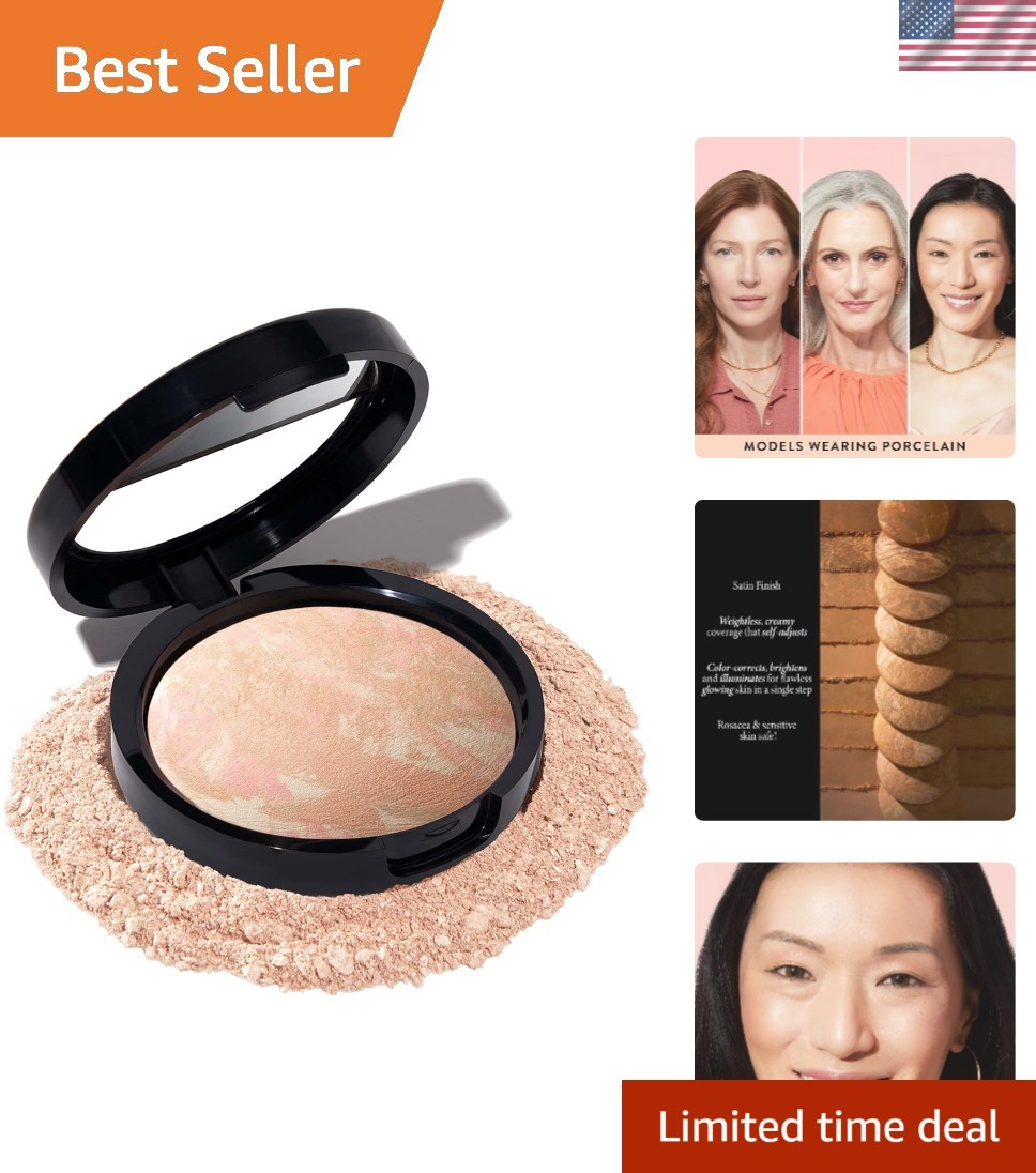 Baked Balance-N-Glow Illuminating Foundation Powder Porcelain