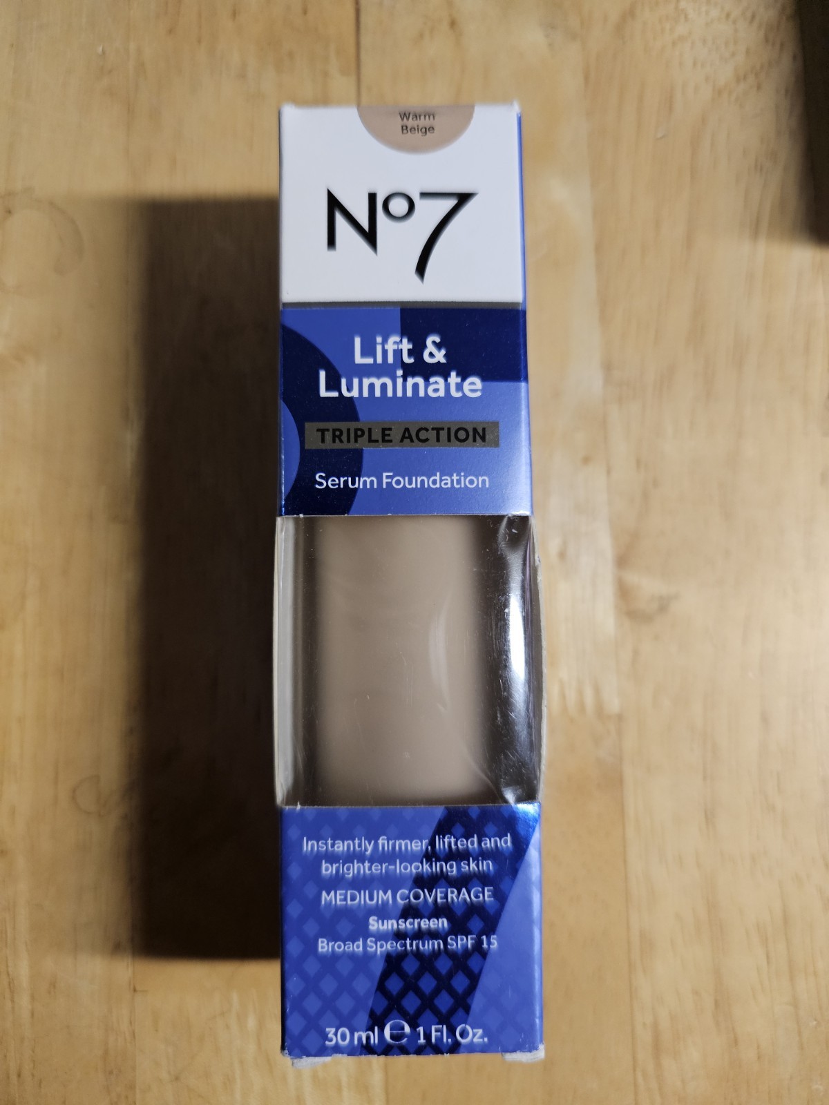 No7 Triple Action Foundation Warm Beige