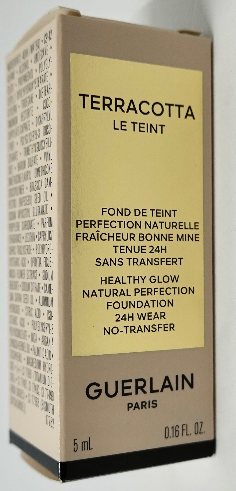 Guerlain Terracotta Le Teint Foundation – 2N Neutral – 0.16 Oz/5ml NEW In Box