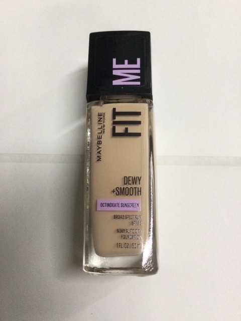 Maybelline Fit Me Dewy & Smooth Liquid Foundation 105 Fair Ivory 1 oz NEW Sealed