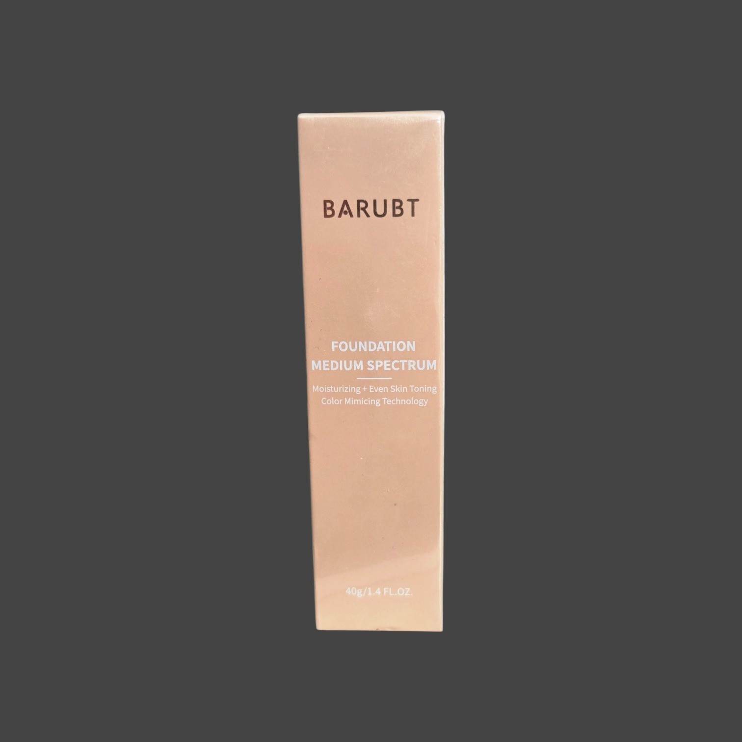 BARUBT Foundation Medium Spectrum Color Mimicking Moisturizing 40g 1.4oz NEW
