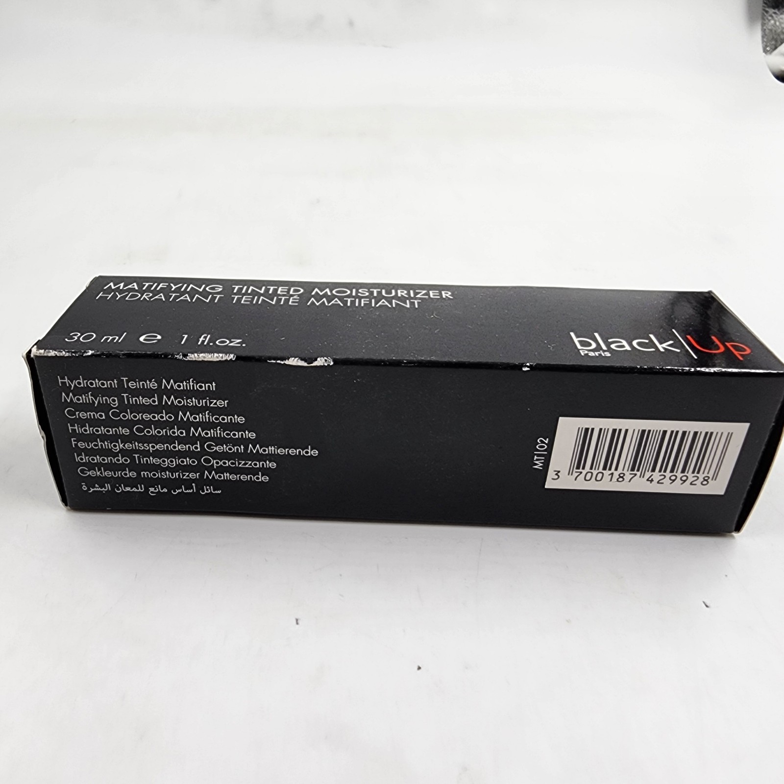 Black Up Matifying Tinted Moisturizer Women’s MT02 Paraben Free 30ml/1 fl oz