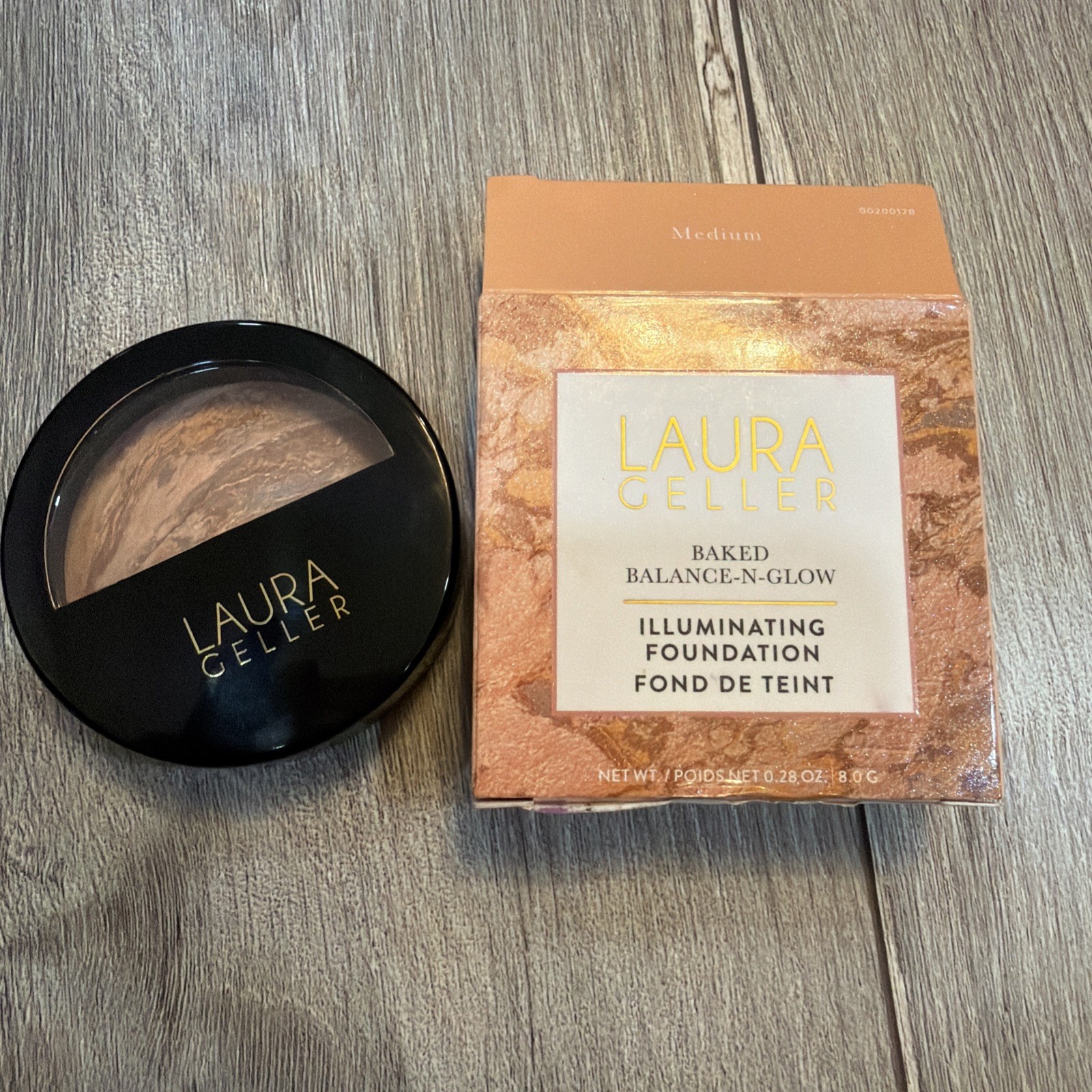 Laura Geller Baked Balance-N-Glow Illuiminating Foundation Medium New 0.28 Oz