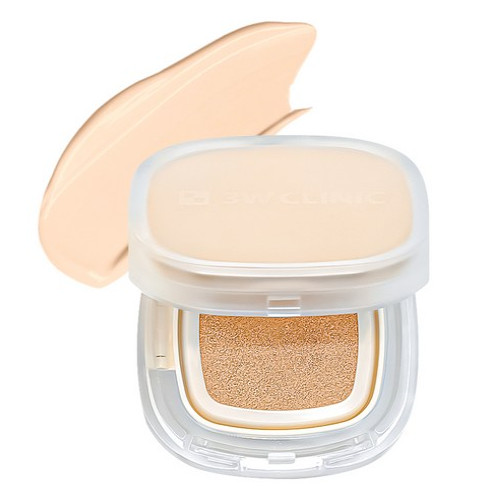 3W Clinic Gold Collagen Coverfit Cushion Compact SPF50+ Beige 10g K-Beauty