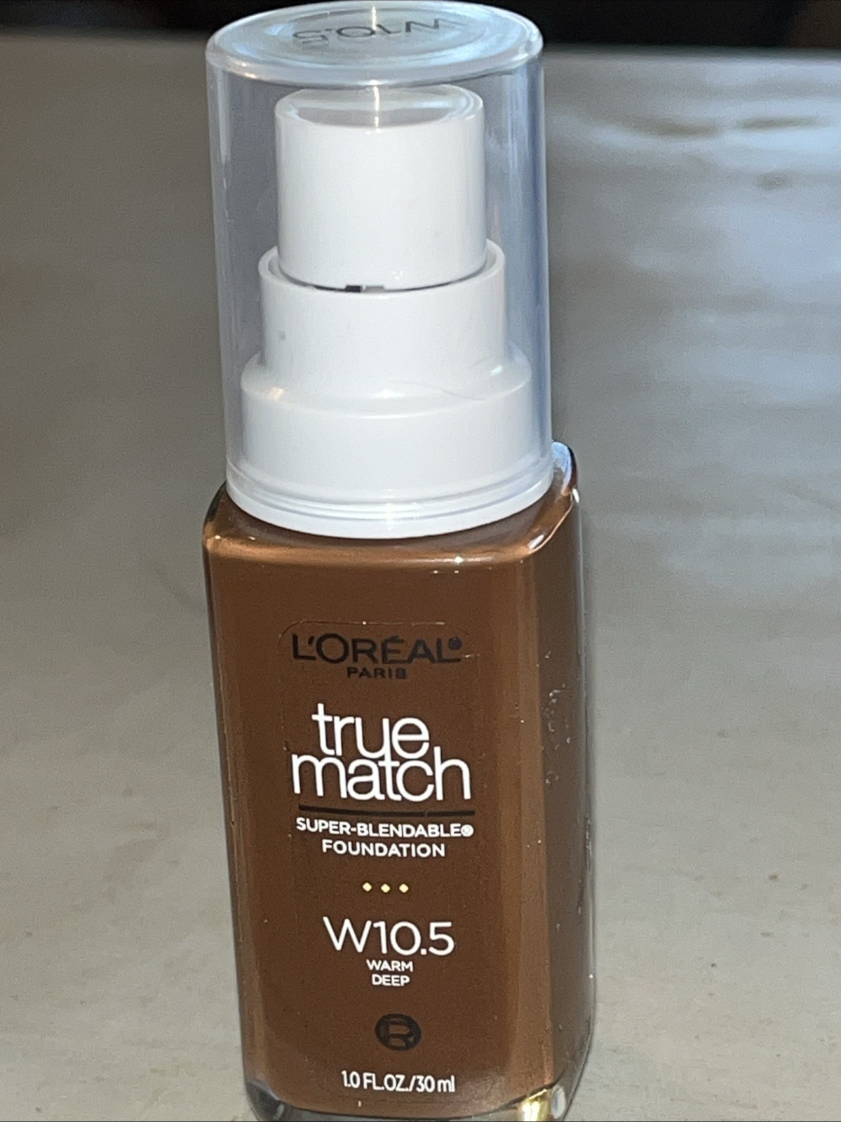 L’Oreal True Match Super Blendable Liquid Foundation W10.5 Warm Deep 1.0oz