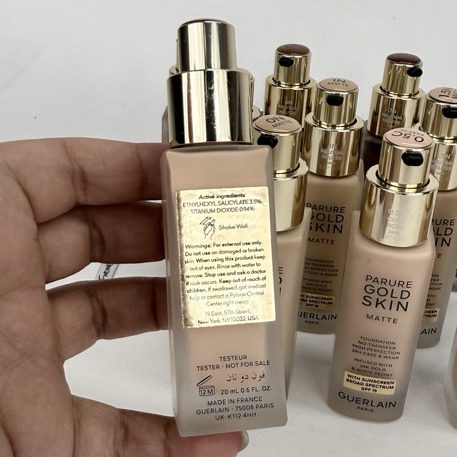 GUERLAIN Parure Gold Skin Matte Foundation – PICK YOUR SHADE – 20ml Travel Size