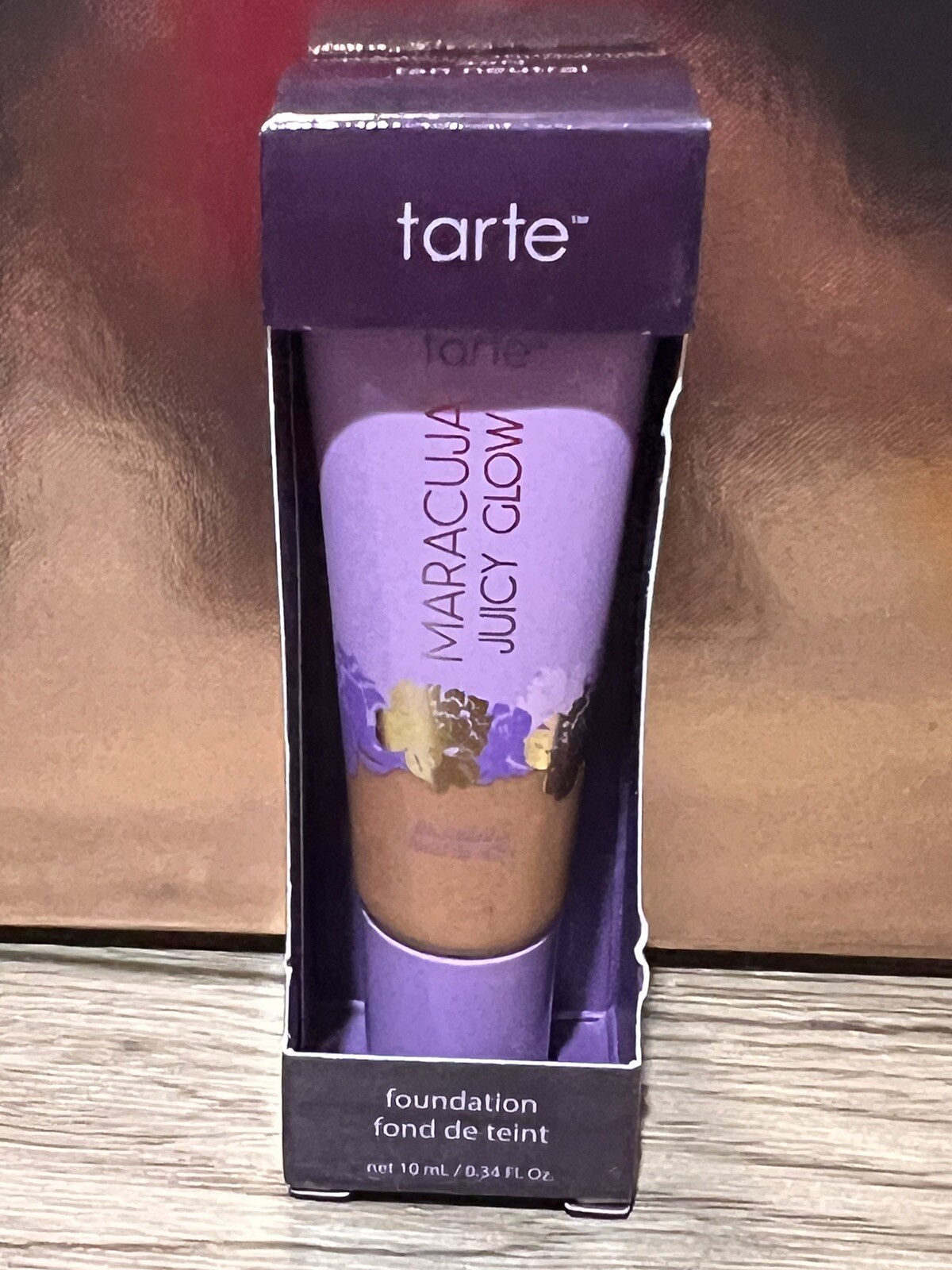 Tarte Maracuja Juicy Glow Foundation 45N Tan Neutral 10 ml / 0.34 oz BNIB