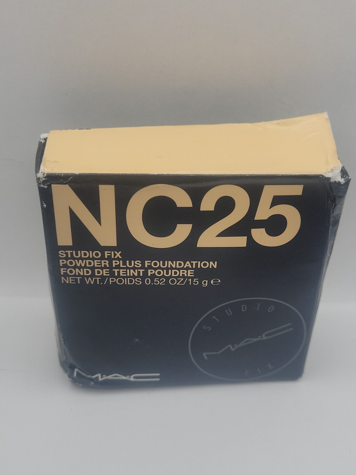 MAC Studio Fix Powder Plus Foundation NC25 Full Size .52 oz New in Box.100% AUT
