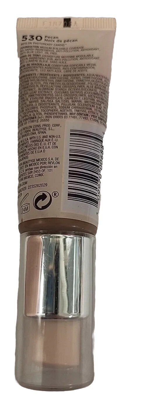 Revlon PhotoReady Candid Foundation, 530 Pecan, 0.75 Ounces