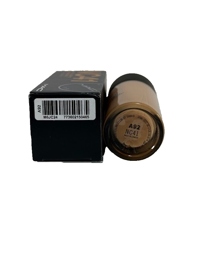 MAC Studio Fix Fluid SPF 15 NC41 Liquid Foundation 1oz Face Liquid New in Box