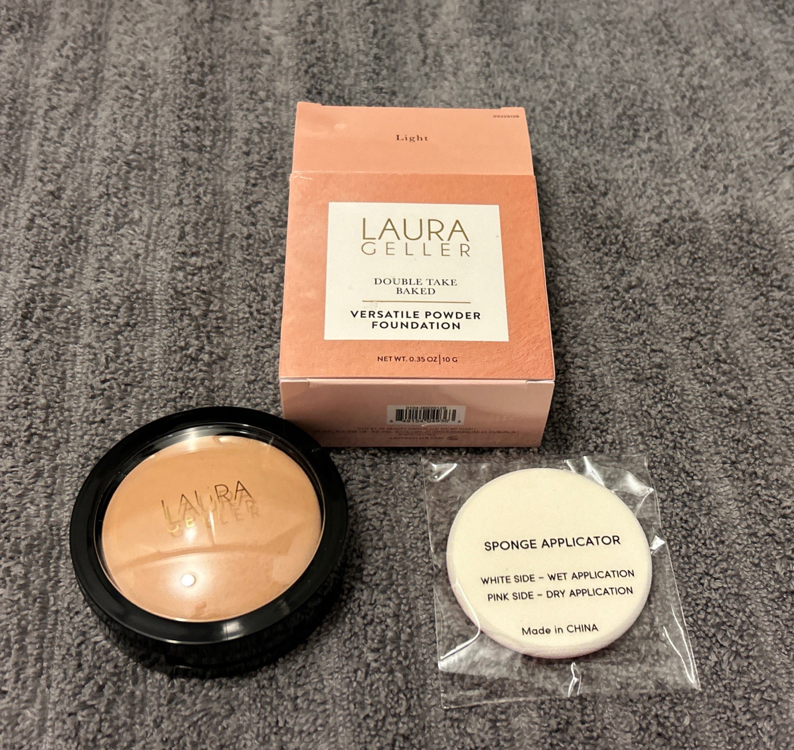 Laura Gellar Double Take Baked Full Coverage Foundation Light Matte Finish NIB