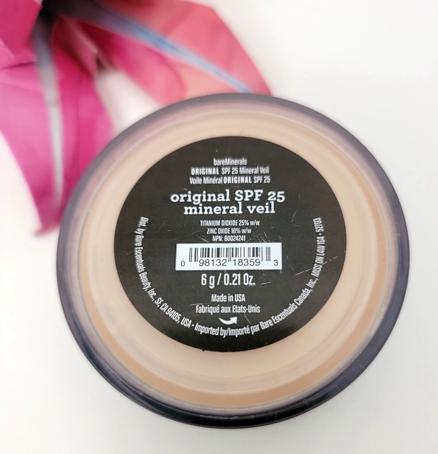 bareMinerals MINERAL VEIL ORIGINAL SPF 25 MINERAL VEIL 6g / 0.21 oz