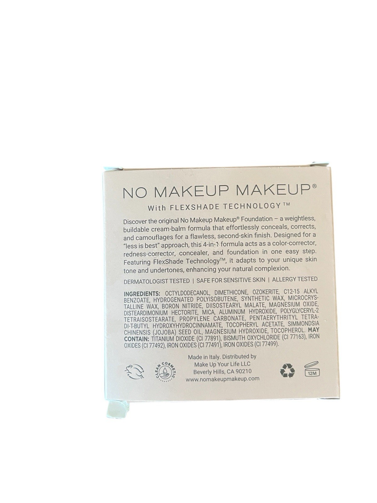No Makeup Makeup Foundation, Weightless Cream-Balm Formula Conceals, Corrects