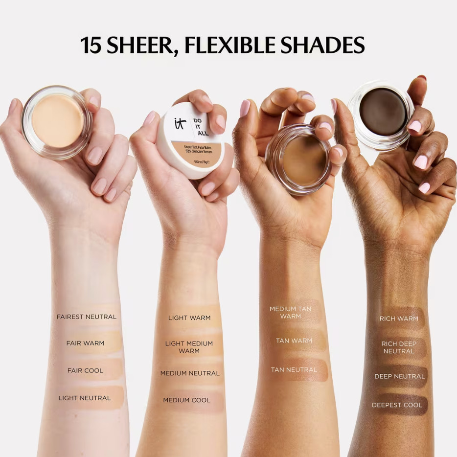 Full Box – IT Cosmetics Do It All Sheer Tint Face Balm [Various shades]