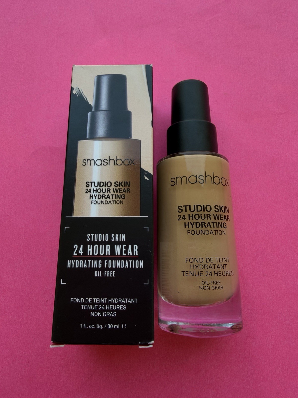 Smashbox Studio Skin 24 Hours HYDRA FOUNDATION 1oz NEW IN BOX 2.1