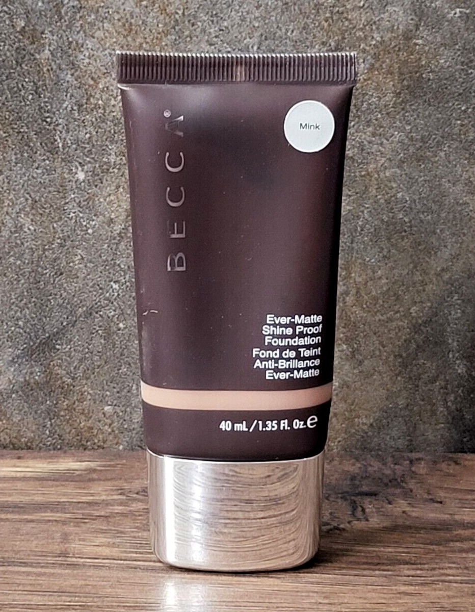 BECCA Ever Matte Shine Proof Foundation ~ Mink ~ full size nwob