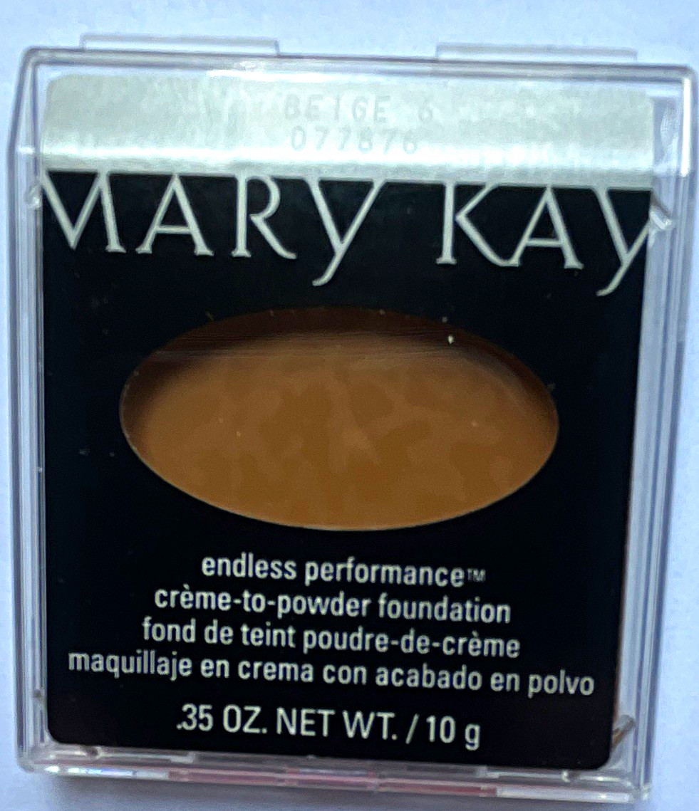 Mary Kay Endless Performance Matte Foundation Beige 6 Cream-to-Powder 0.35 oz