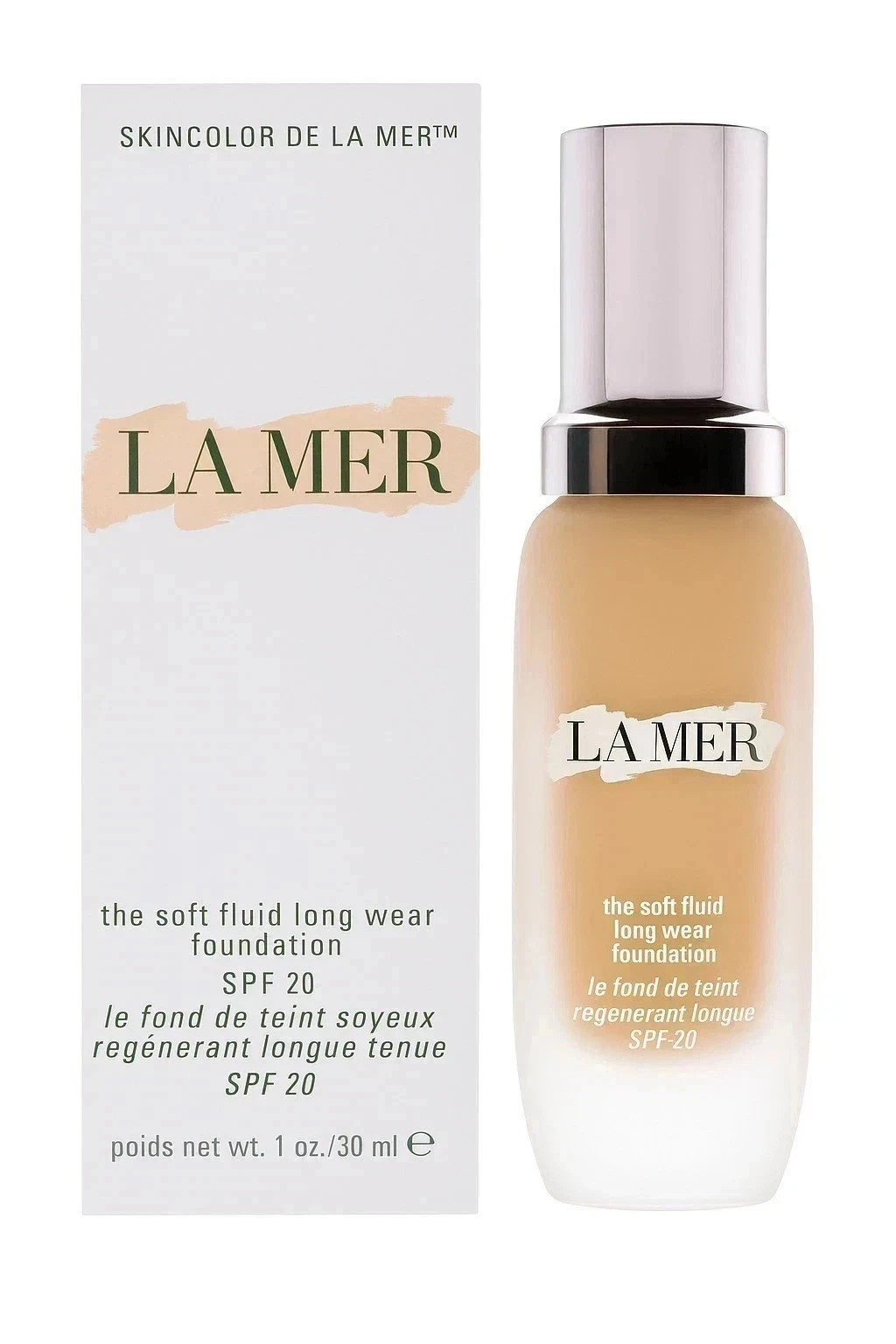 La Mer The Soft Fluid Long Wear Foundation SPF 20 30ml / 1oz Factory sealed