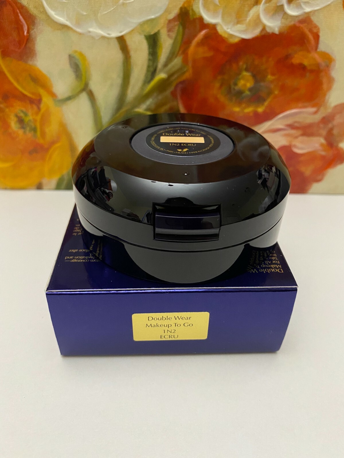 Estee Lauder Double Wear Foundation To Go Liquid Compact 1N2 ECRU~READBEFORE BUY