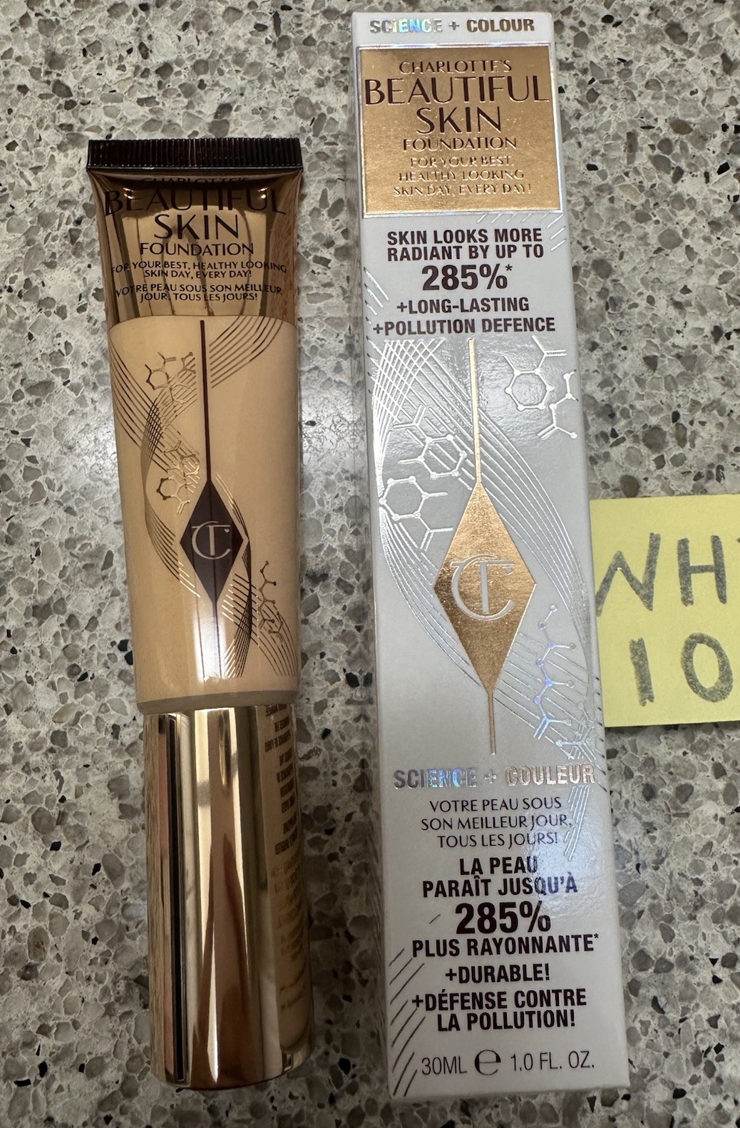 Charlotte Tilbury Beautiful Skin Foundation #2 NEUTRAL 1oz/30mL FULL SZ SEAL $49