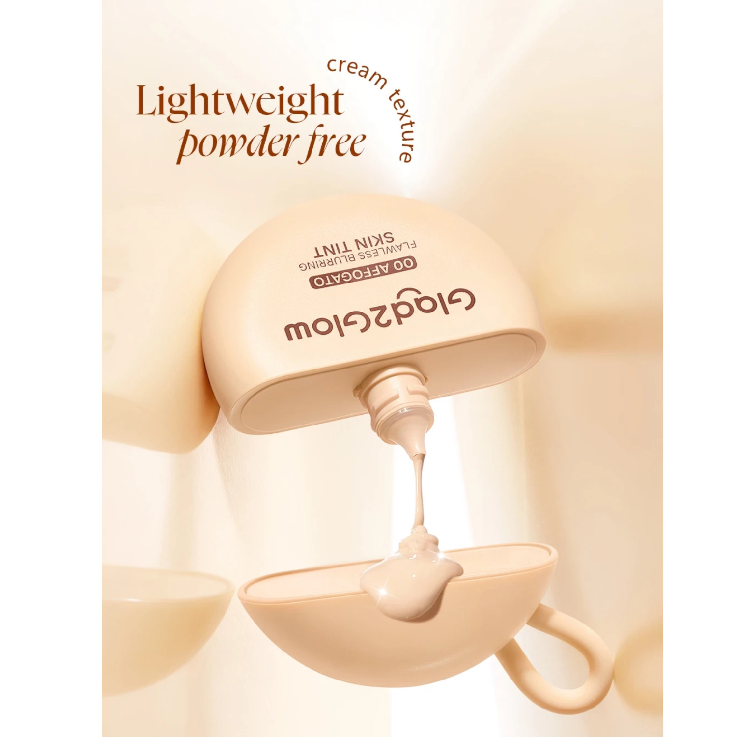 Glad2Glow Flawless Blurring Skin Tint Moisturizer Lightweight High Coverage