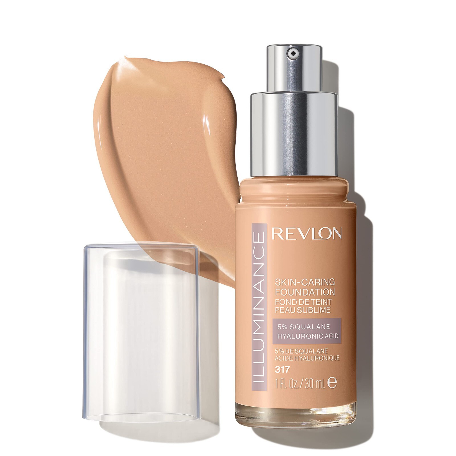 Revlon Illuminance Skin Caring Liquid Foundation Shade 317 Tan Sand 1 Fl Oz