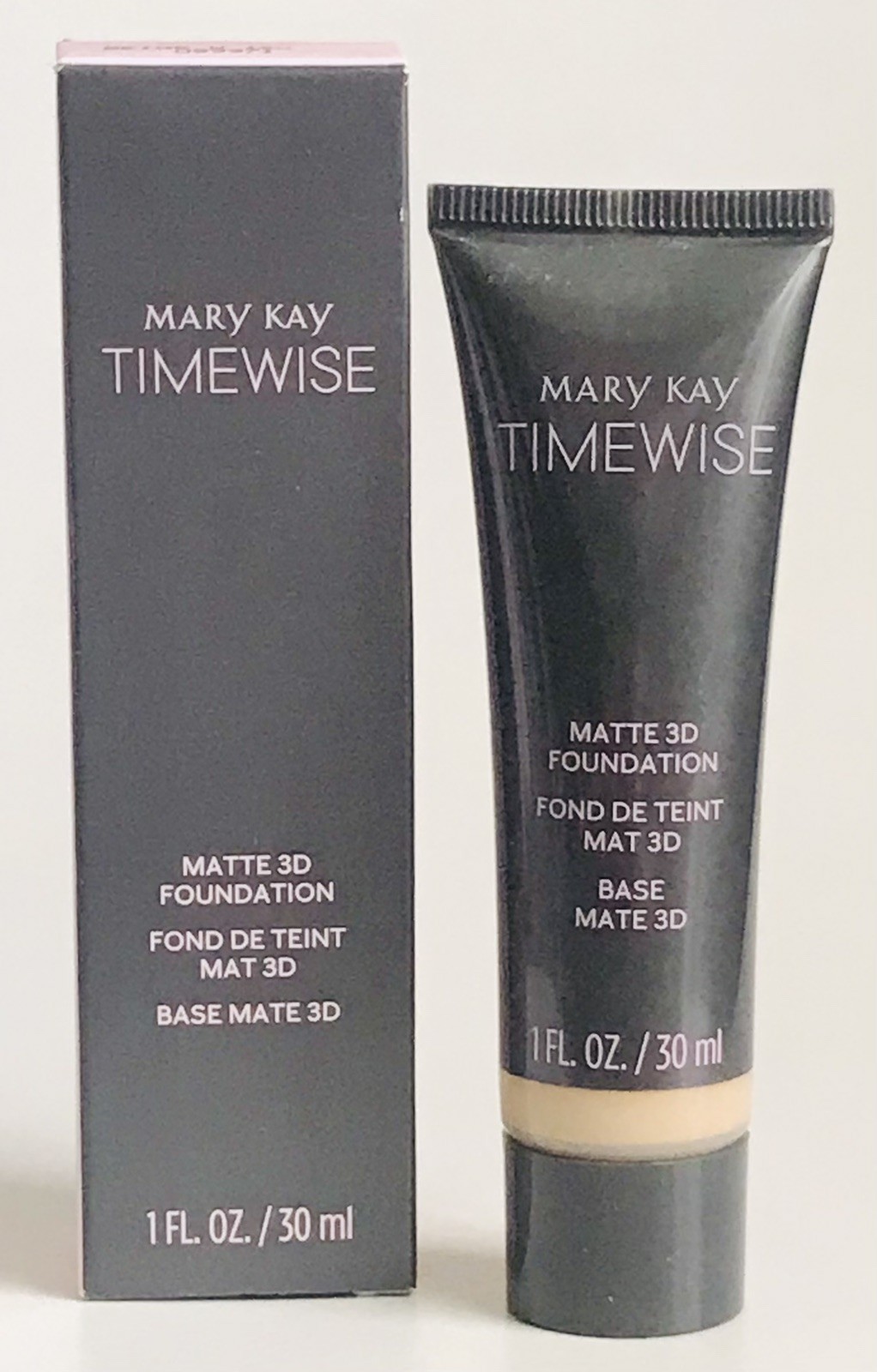 New In Box Mary Kay Timewise Matte 3D Foundation Ivory C 110 Full Size Fast Ship