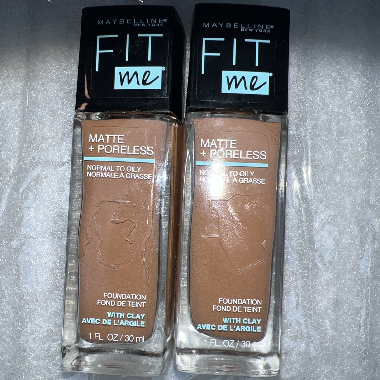 Lot Of 2 Maybelline Fit Me Matte + Poreless 358 Latte 20SD03