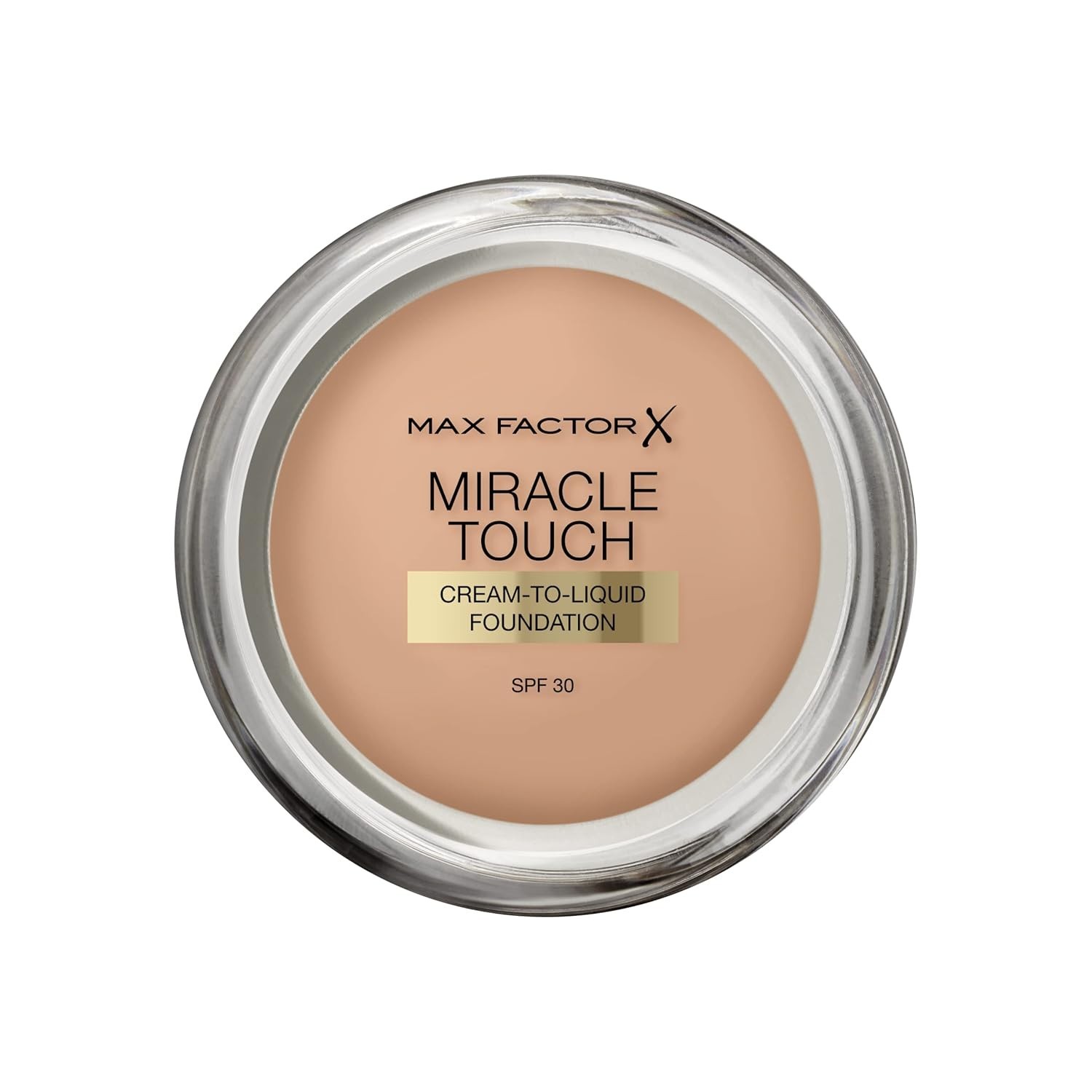 Miracle Touch Liquid Foundation SPF 30 – Perfectly Smooth Golden Finish, 0.41oz