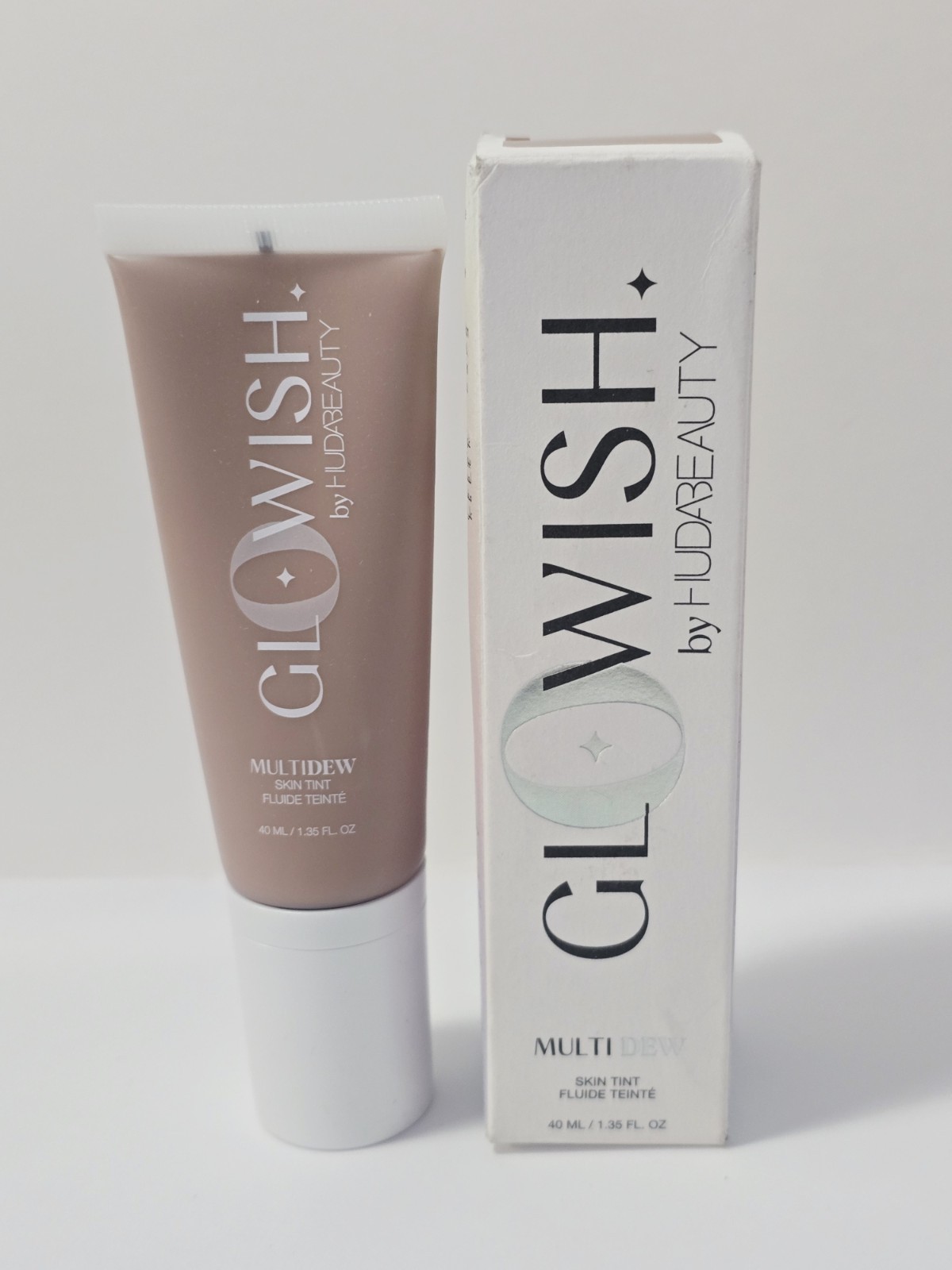 GloWish by Huda Beauty Multi Dew Skin Tint * EXTRA TAN 09 * 1.35 oz NIB!