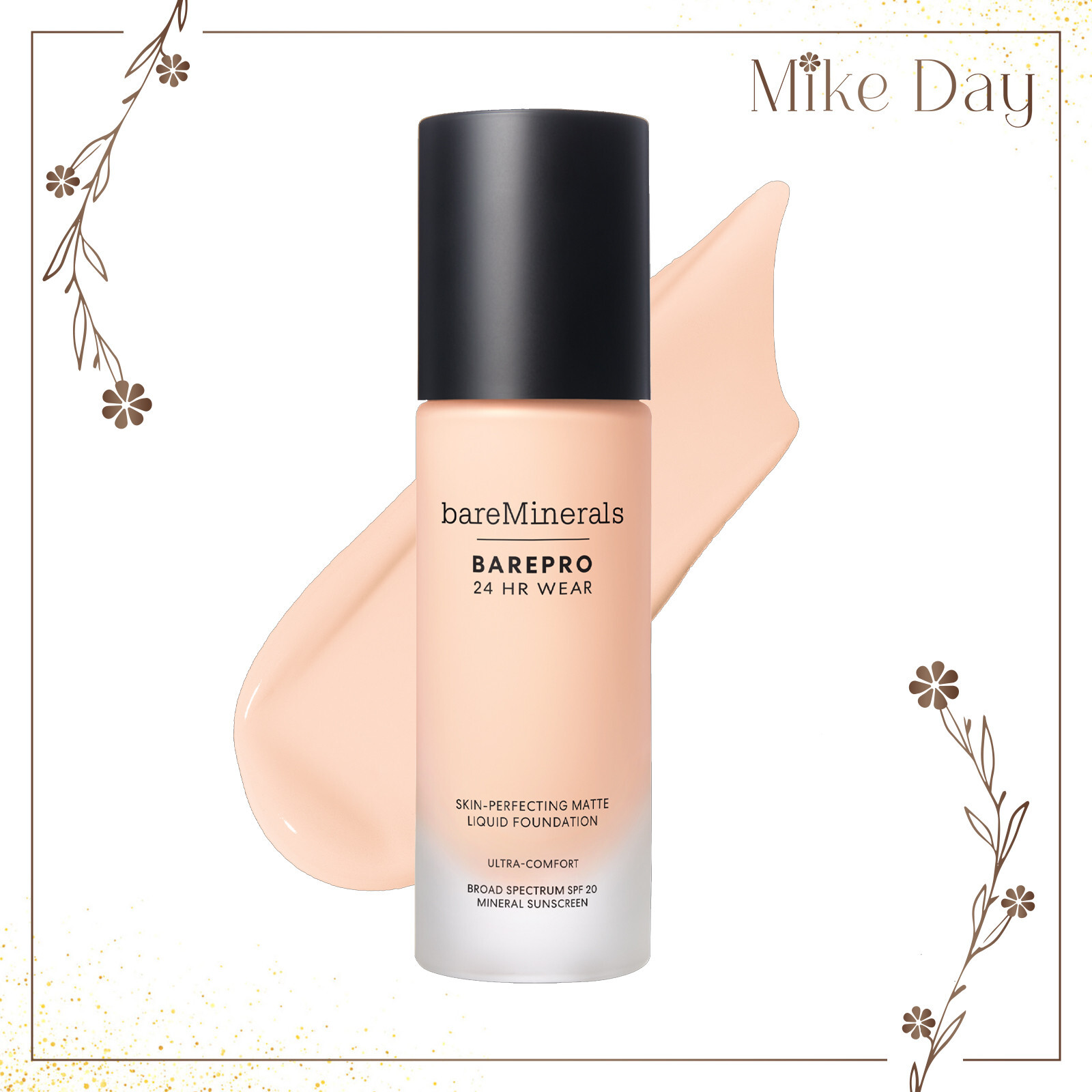 bareMinerals BAREPRO 24HR MATTE FOUNDATION SPF 20 fair 10 neutral