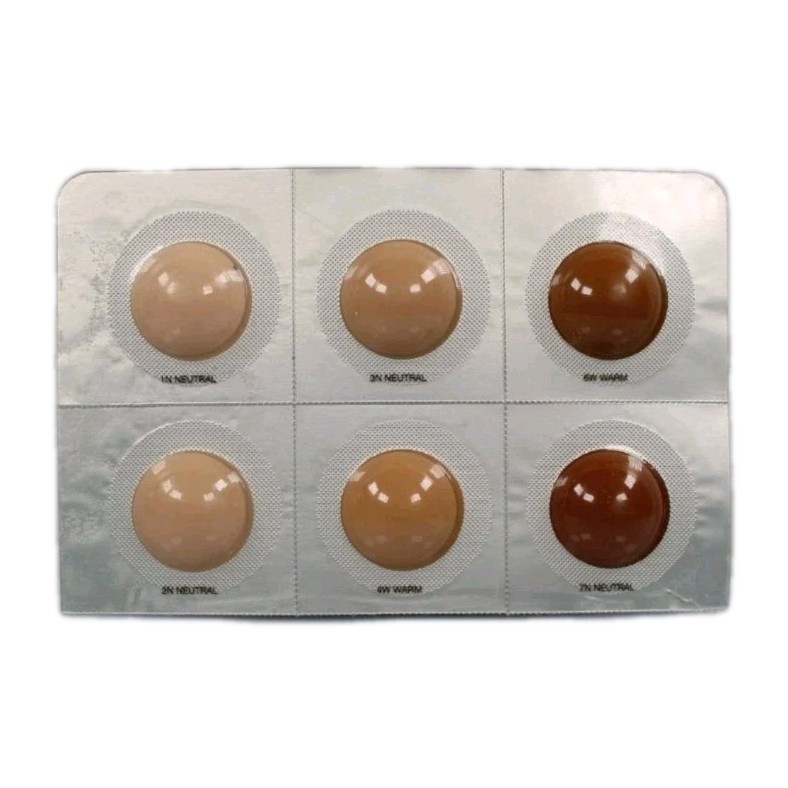 Dior Forever Foundation Sample Set – Six Shades Matte Finish – 3 cards